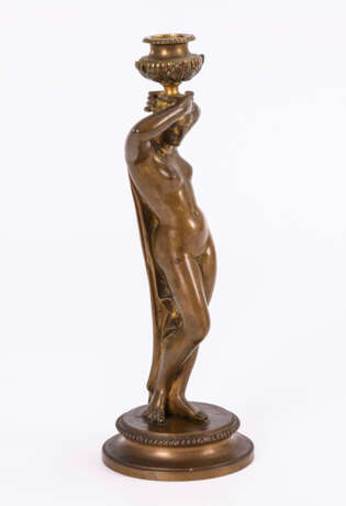 Bronzeleuchter mit Frauenakt - фото 2