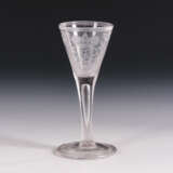Barockes Kelchglas mit Monogramm - Foto 1