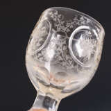 Biedermeier-Glas mit Schliffdekor - Foto 2