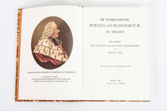 4x Porzellan-Reprints: Berlin, Wien, Höchst, Fürstenberg - Foto 3