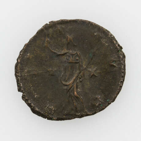 Antike /Bronze - 1 Antoninian /Bronze, röm. Soldatenkaiser Victorinus, 3. Jahrhundertn.Chr., - Foto 2