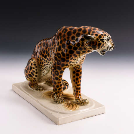 Sitzender Leopard - photo 2