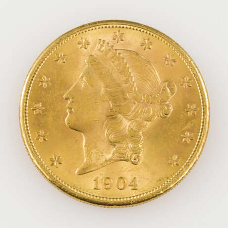 USA /GOLD - 20 Dollars 1904 S, - фото 1