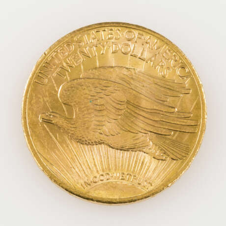 USA /GOLD - 20 Dollars 1924, Liberty Statue, - фото 2