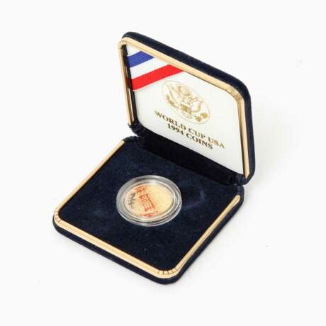 USA /Gold - 5 Dollars 1994 World Cup USA '94, - Foto 1