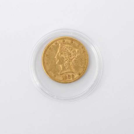 USA /GOLD - 10 Dollars 1886 Liberty Head, - Foto 1