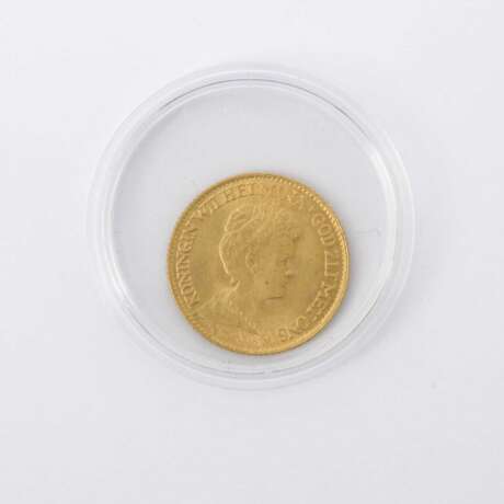 Niederlande /GOLD - 10 Gulden 1917, - фото 1