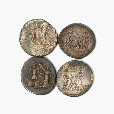Hochinteressantes kleines Konvolut Antiken der röm. Republik /Silber - bestehend aus - photo 2
