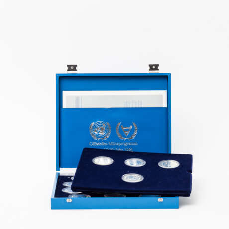Vereinte Nationen - UNO Silbergedenkmünzen 1981, - photo 1