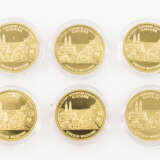 BRD /Gold - 6 x100 Euro 2008 Goslar zu jeweils 1 /2 Unze, - Foto 2
