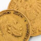 Kleines Konvolut Dt. Kaiserzeit in Gold - bestehend aus 1 x Preussen - 20 Mark 1898 /A, Wilhelm II., - photo 3