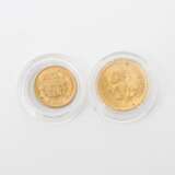 Hübsche Zusammenstellung Mexiko in GOLD - bestehend aus 1 x 10 Pesos 1959, ss-vz., leicht fleckig, 7,5g GOld fein. - photo 3