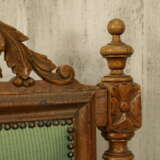 Антикварное резное кресло Фарфор Смотри описание 1880 г. - фото 4