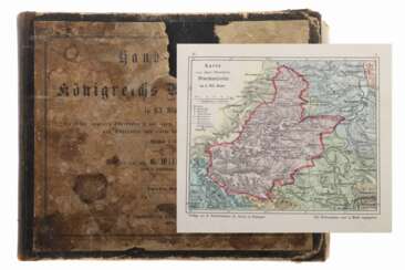 Bauser, G. Wilhelm (bearb.) Hand-Atlas des Königreichs Württemberg in 63 Blättern