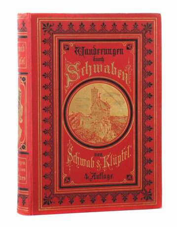 Schwab, Gustav Wanderungen durch Schwaben, vierte vollständig umgearbeitete Auflage von Dr. Karl Klüpfel - Foto 1