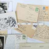 Künstlerkorrespondenzen Hand-/maschinengeschriebene Karten und Briefe unter anderem von Felix Petyrek - photo 3
