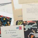 Künstlerkorrespondenzen Hand-/maschinengeschriebene Karten und Briefe unter anderem von Strich-Chapell - фото 4