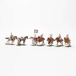 DISTLER FIGUREN WATERLOO-SERIE 7-teiliges Konvolut,