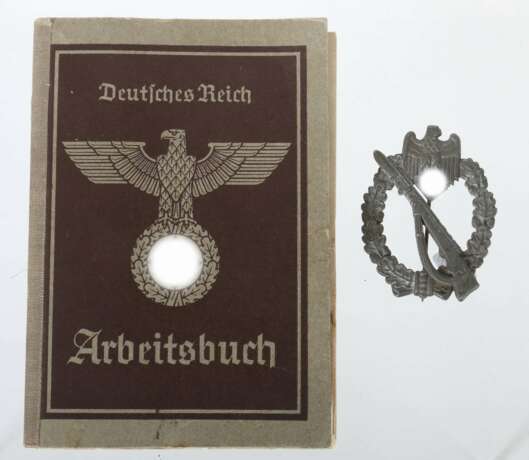 Orden, Urkunde und Arbeitsbuch 3. Reich - photo 1