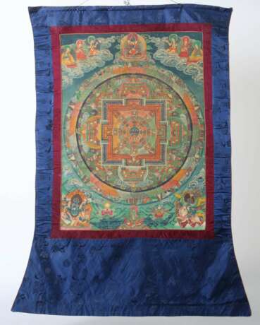 Mandala-Thangka wohl Nordindien/Tibet - фото 2
