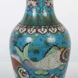 Paar Cloisonné-Vasen China - photo 3