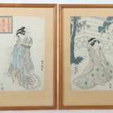 Japanische Farbholzschneider Konvolut verschiedener Farbholzschneider des 18. und 19. Jahrhundert - Foto 4