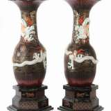 Prächtiges Vasenpaar Japan - Foto 1
