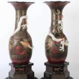 Prächtiges Vasenpaar Japan - Foto 2