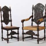 Satz aus 8 Historismus-Stühlen um 1870 - Foto 2