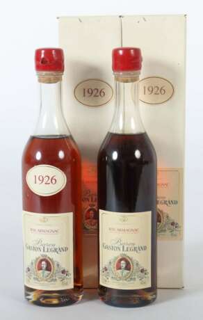 2 Flaschen Armagnac Baron Gaston Legrand Bas Armagnac - Foto 1