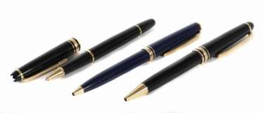 3 Montblanc-Kugelschreiber unter anderem PIX & Generation
