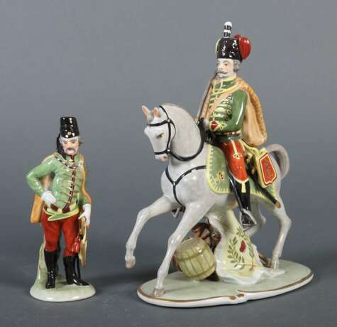 Johann Jacob Louis unter anderem ''Husar zu Pferd'' und ''Husar mit Hut aufgesetzt'' - Foto 1