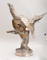 Фазан серебряный cер19 века