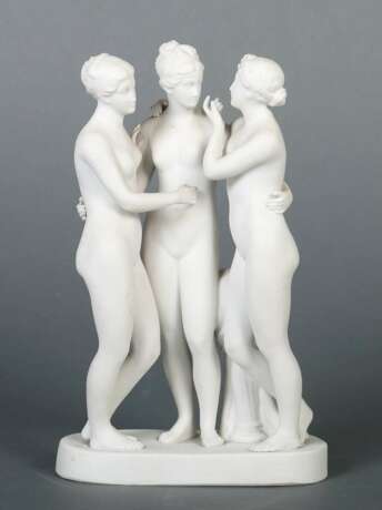 Figurengruppe ''Die drei Grazien'' Wohl 19. Jahrhundert - photo 1