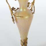 Vase mit Metallmontur Böhmen - photo 2