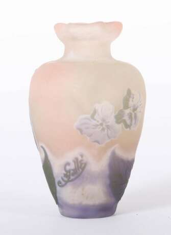 Vase mit Veilchen Emile Gallé - Foto 2