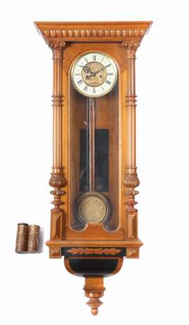 Regulator mit römischen Stundenzahlen Um 1900 - Foto 2