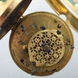 Hochfeine Gold-Spindeltaschenuhr mit Viertelstunden-Repetition Frankreich/Versailles - фото 7