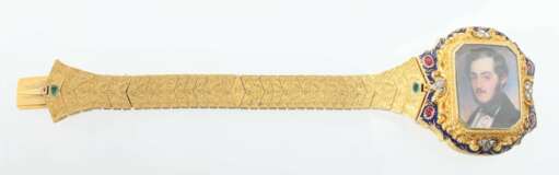 Seltenes Historismus-Armband mit Miniatur um 1845/50 - photo 4