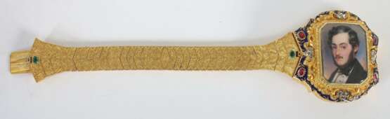 Seltenes Historismus-Armband mit Miniatur um 1845/50 - фото 8