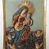Reliefbild ''Madonna mit Kind'' 18./19. Jahrhundert - Foto 2