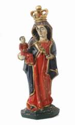 Bildschnitzer des 19. Jahrhundert ''Maria mit Kind''