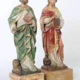 Bildhauer des 19./20. Jahrhundert Zwei Evangelistenfiguren: ''Johannes'' und ''Markus'' - photo 2