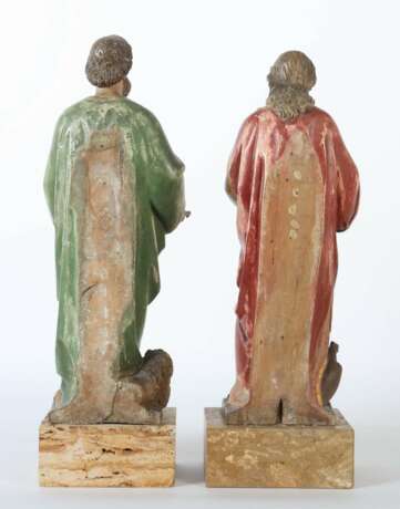 Bildhauer des 19./20. Jahrhundert Zwei Evangelistenfiguren: ''Johannes'' und ''Markus'' - photo 5