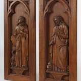 Bildschnitzer des 19./20. Jahrhundert Zwei Heiligendarstellungen: ''Hl. Markus'' und ''Hl. Johannes'' - фото 2