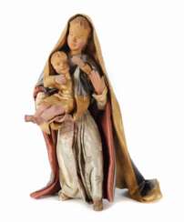 Fehrle, Anna (zugeschrieben) Schwäbisch Gmünd 1892 - 1981 ebd., Schwester des Bildhauers Prof. Jakob Wilhelm Fehrle. ''Madonna mit Jesuskind auf dem Arm''