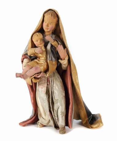 Fehrle, Anna (zugeschrieben) Schwäbisch Gmünd 1892 - 1981 ebd., Schwester des Bildhauers Prof. Jakob Wilhelm Fehrle. ''Madonna mit Jesuskind auf dem Arm'' - Foto 1