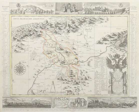 Landkarte ''Teplitz'' ''Die Herschaft Toeplitz im Leutmeritzer Creisse des Königreichs Boehmen'' - photo 1