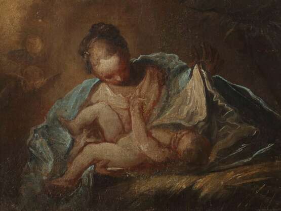 Maler des 18./19. Jahrhundert ''Maria mit Kind'' - photo 1