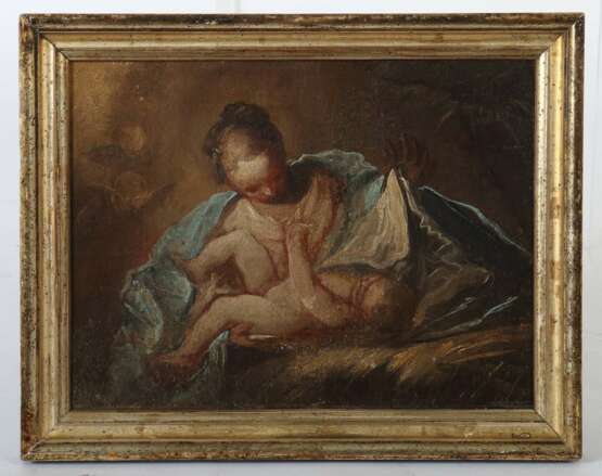 Maler des 18./19. Jahrhundert ''Maria mit Kind'' - photo 2